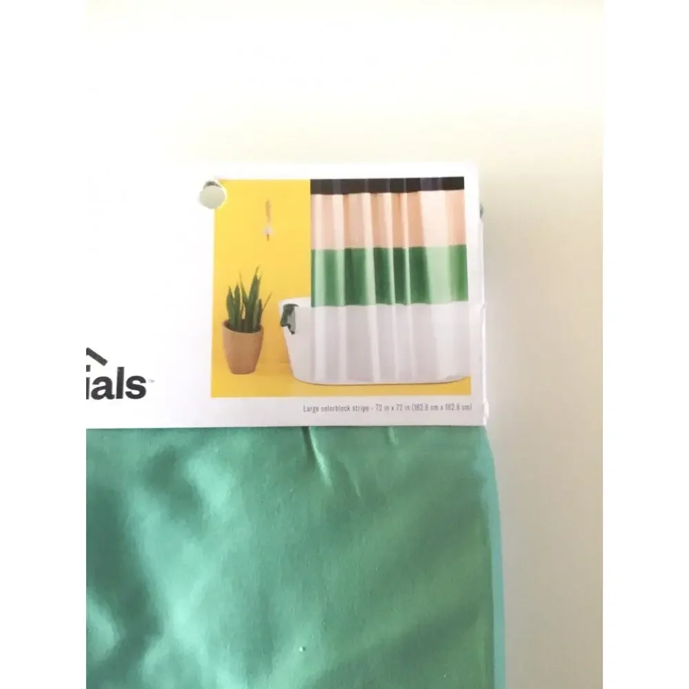 New microfiber shower curtain
